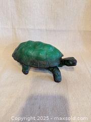 MaxSold Auction: Malachite Glass Turtle Trinket / Jewelry Box, 8.5 in - Toronto (Ontario, Canada) SELLER MANAGED Downsizing Online Auction -  Weston Road (CONDO)
