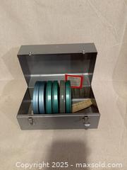 MaxSold Auction: Metal Film Reel Storage Box with 6 Small Reels (8mm/Super 8) - Toronto (Ontario, Canada) SELLER MANAGED Downsizing Online Auction -  Weston Road (CONDO)
