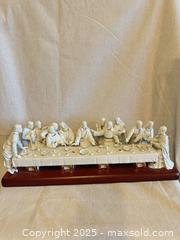 MaxSold Auction: Mikasa Porcelain "The Last Supper" Figurine on Wood Base, Mikasa - Toronto (Ontario, Canada) SELLER MANAGED Downsizing Online Auction -  Weston Road (CONDO)