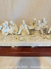 MaxSold Auction: Mikasa Porcelain "The Last Supper" Figurine on Wood Base, Mikasa - Toronto (Ontario, Canada) SELLER MANAGED Downsizing Online Auction -  Weston Road (CONDO)
