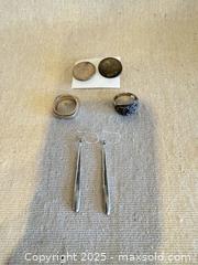 MaxSold Auction: Mixed Sterling Silver Jewelry Lot with Marcasite Accents - Toronto (Ontario, Canada) SELLER MANAGED Downsizing Online Auction -  Weston Road (CONDO)