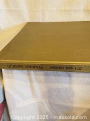 MaxSold Auction: Queen's Journal 1959–1960 Bound Volume Nos. 1–37 - Toronto (Ontario, Canada) SELLER MANAGED Downsizing Online Auction -  Weston Road (CONDO)