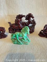 MaxSold Auction: Set of 4 Resin Asian Decorative Horse Figurines - Toronto (Ontario, Canada) SELLER MANAGED Downsizing Online Auction -  Weston Road (CONDO)