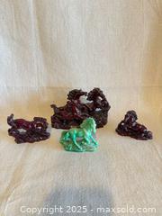 MaxSold Auction: Set of 4 Resin Asian Decorative Horse Figurines - Toronto (Ontario, Canada) SELLER MANAGED Downsizing Online Auction -  Weston Road (CONDO)