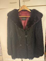 MaxSold Auction: The Right House Astrakhan/Persian Lamb Short Double-Breasted Coat size L -M  - Toronto (Ontario, Canada) SELLER MANAGED Downsizing Online Auction -  Weston Road (CONDO)