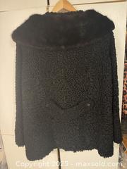 MaxSold Auction: The Right House Astrakhan/Persian Lamb Short Double-Breasted Coat size L -M  - Toronto (Ontario, Canada) SELLER MANAGED Downsizing Online Auction -  Weston Road (CONDO)