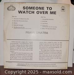 MaxSold Auction: Frank Sinatra Someone to Watch Over Me Vinyl Record 1968 - Toronto (Ontario, Canada) SELLER MANAGED Downsizing Online Auction - Mcadam Avenue