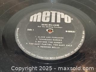 MaxSold Auction: Hank Williams and the Drifting Cowboys Vinyl Record 1966 - Toronto (Ontario, Canada) SELLER MANAGED Downsizing Online Auction - Mcadam Avenue