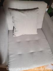 MaxSold Auction: Large Light Grey Lounge Chair  - Toronto (Ontario, Canada) SELLER MANAGED Downsizing Online Auction - Mcadam Avenue