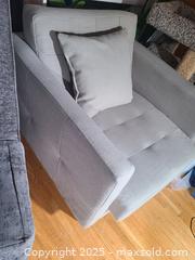 MaxSold Auction: Large Light Grey Lounge Chair  - Toronto (Ontario, Canada) SELLER MANAGED Downsizing Online Auction - Mcadam Avenue