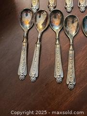 MaxSold Auction: Made In Italy Silverplate Dessert Spoons Set of 24 - Toronto (Ontario, Canada) SELLER MANAGED Downsizing Online Auction - Mcadam Avenue