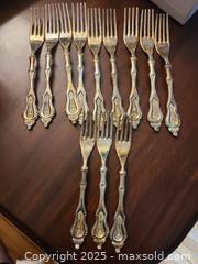 MaxSold Auction: Made In Italy Silverplate Forks Set of 12 - Toronto (Ontario, Canada) SELLER MANAGED Downsizing Online Auction - Mcadam Avenue