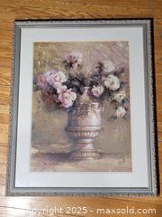 MaxSold Auction: Paul Mathenia Classic Roses Framed Floral Print  - Toronto (Ontario, Canada) SELLER MANAGED Downsizing Online Auction - Mcadam Avenue