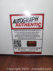 MaxSold Auction: Signed Gerry Cheevers Mask Goalie Photo with COA - Toronto (Ontario, Canada) SELLER MANAGED Downsizing Online Auction - Mcadam Avenue