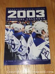 MaxSold Auction: Vintage Maple Leafs Calendars lot of 2  - Toronto (Ontario, Canada) SELLER MANAGED Downsizing Online Auction - Mcadam Avenue