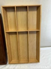 MaxSold Auction: 2 Wooden Trays with 12 Gold & 5 Enamel Napkin Rings - Livermore (California, USA) SELLER MANAGED Estate Sale Online Auction - Hansen Road