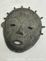 MaxSold Auction: Assorted Vintage Artwork Decor Collectables - Carvings, Mask, Bird Nest & Mounted Prints - Livermore (California, USA) SELLER MANAGED Estate Sale Online Auction - Hansen Road