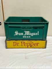 MaxSold Auction: Beverage Crates, Wooden Dr Pepper Divider, Sam Miguel Beer  - Livermore (California, USA) SELLER MANAGED Estate Sale Online Auction - Hansen Road