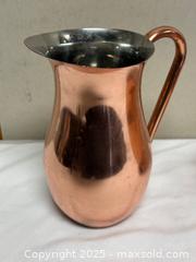 MaxSold Auction: Copper Pitcher and Colander Set - Livermore (California, USA) SELLER MANAGED Estate Sale Online Auction - Hansen Road