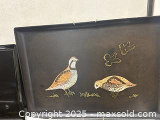 MaxSold Auction: Couroc Giftware Decorative Plates and Platter Lot 1  - Livermore (California, USA) SELLER MANAGED Estate Sale Online Auction - Hansen Road