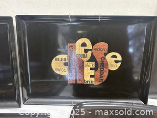 MaxSold Auction: Couroc Giftware Decorative Plates and Platter Lot 1  - Livermore (California, USA) SELLER MANAGED Estate Sale Online Auction - Hansen Road