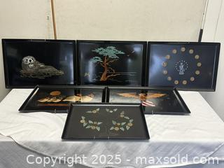 MaxSold Auction: Couroc Giftware Decorative Plates and Platter Lot 3 - Livermore (California, USA) SELLER MANAGED Estate Sale Online Auction - Hansen Road