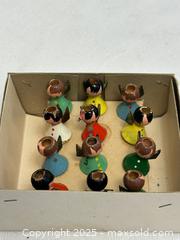 MaxSold Auction: Feri Wooden Painted Angel Cake Candle Holders Set of 12 — Made in Italy - Livermore (California, USA) SELLER MANAGED Estate Sale Online Auction - Hansen Road