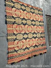 MaxSold Auction: Large Woven Rug, Small Runner and Floral Hooked Tapestry - Livermore (California, USA) SELLER MANAGED Estate Sale Online Auction - Hansen Road