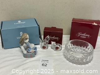 MaxSold Auction: Lladró (Spain) and Gorham Figurines with Original Boxes - Livermore (California, USA) SELLER MANAGED Estate Sale Online Auction - Hansen Road