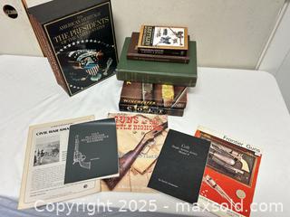MaxSold Auction: Lot of 13 Historic Presidential & Firearms Books/Pamphlets - Livermore (California, USA) SELLER MANAGED Estate Sale Online Auction - Hansen Road