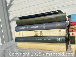MaxSold Auction: Lot of 13 Vintage Yearbooks 1940s–1990s - Livermore (California, USA) SELLER MANAGED Estate Sale Online Auction - Hansen Road