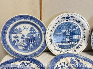 MaxSold Auction: Lot of 20 Mixed Transferware Ceramic Plates and Dishes - Livermore (California, USA) SELLER MANAGED Estate Sale Online Auction - Hansen Road