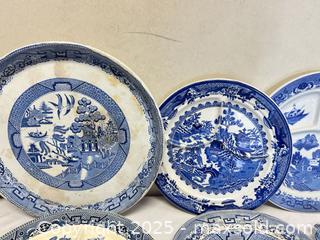 MaxSold Auction: Lot of 20 Mixed Transferware Ceramic Plates and Dishes - Livermore (California, USA) SELLER MANAGED Estate Sale Online Auction - Hansen Road
