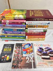 MaxSold Auction: Lot of 29 Cookbooks & Food Magazines - Livermore (California, USA) SELLER MANAGED Estate Sale Online Auction - Hansen Road