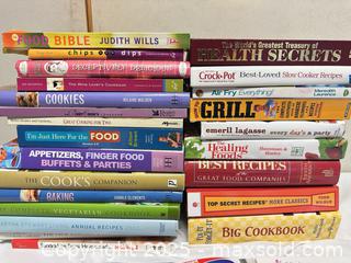 MaxSold Auction: Lot of 29 Cookbooks & Food Magazines - Livermore (California, USA) SELLER MANAGED Estate Sale Online Auction - Hansen Road
