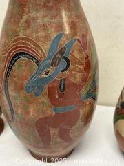 MaxSold Auction: Lot of 3 Vintage Glazed Earthenware/Ceramic Vases and Jars - Livermore (California, USA) SELLER MANAGED Estate Sale Online Auction - Hansen Road