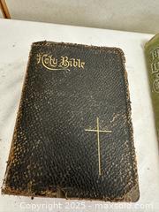 MaxSold Auction: Lot of 8 - Pocket Bibles Devotional & Ephemera with Mother-of-Pearl Inlay - Livermore (California, USA) SELLER MANAGED Estate Sale Online Auction - Hansen Road