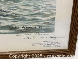 MaxSold Auction: Military Print, Architectural Blueprint, Scientific Seismographic Chart Framed Prints Golden Gate  - Livermore (California, USA) SELLER MANAGED Estate Sale Online Auction - Hansen Road