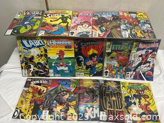 MaxSold Auction: Mixed 1980s–1990s Single-Issue Comic Book Lot, DC & Marvel - Livermore (California, USA) SELLER MANAGED Estate Sale Online Auction - Hansen Road