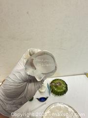 MaxSold Auction: Mixed Decor: Glass & Capiz Pumpkin Décor, lenox kitchenware, trinkets - 11 Pieces total - Livermore (California, USA) SELLER MANAGED Estate Sale Online Auction - Hansen Road