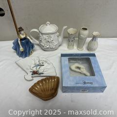 MaxSold Auction: Mixed Lot — Decorative Porcelain/Ceramic Vases, Teapot & Dishes - Livermore (California, USA) SELLER MANAGED Estate Sale Online Auction - Hansen Road