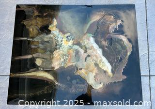 MaxSold Auction: Original Abstract Resin/Epoxy Artwork "CORNERS" 48 x 60 in - Livermore (California, USA) SELLER MANAGED Estate Sale Online Auction - Hansen Road