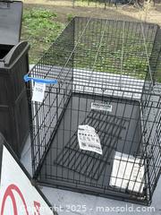 MaxSold Auction: Precision Foldable Wire/Metal Dog Crates Toyota Signs & Trash Bin  - Livermore (California, USA) SELLER MANAGED Estate Sale Online Auction - Hansen Road