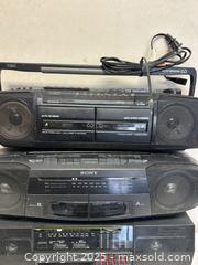 MaxSold Auction: Radio Boombox Lot  - Livermore (California, USA) SELLER MANAGED Estate Sale Online Auction - Hansen Road