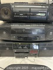 MaxSold Auction: Radio Boombox Lot  - Livermore (California, USA) SELLER MANAGED Estate Sale Online Auction - Hansen Road