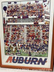 MaxSold Auction: SEC Conference Prints Set of 2 - Multiple Teams + Auburn University  - Livermore (California, USA) SELLER MANAGED Estate Sale Online Auction - Hansen Road