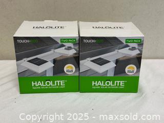 MaxSold Auction: TOUCH of ECO Halolite HALOLITE Square Solar Outdoor Light #T0E007 - Livermore (California, USA) SELLER MANAGED Estate Sale Online Auction - Hansen Road