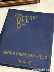 MaxSold Auction: US Navy Shadowbox with Vintage Medals, Patches & 1944 Yearbooks - Livermore (California, USA) SELLER MANAGED Estate Sale Online Auction - Hansen Road