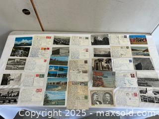 MaxSold Auction: Vintage Mid-20th Century Postcard Lot (26–50 Cards) - Livermore (California, USA) SELLER MANAGED Estate Sale Online Auction - Hansen Road