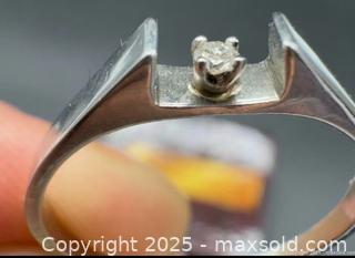 MaxSold Auction: 14k white gold solitaire diamond ring - Markham (Ontario, Canada) SELLER MANAGED Downsizing Online Auction - Loring Crescent